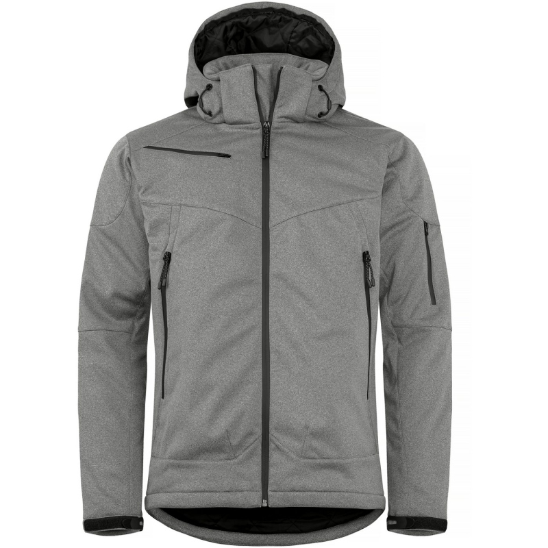 Bild von CLIQUE Grayland Softshelljacke Herren 955 - anthrazit meliert XS