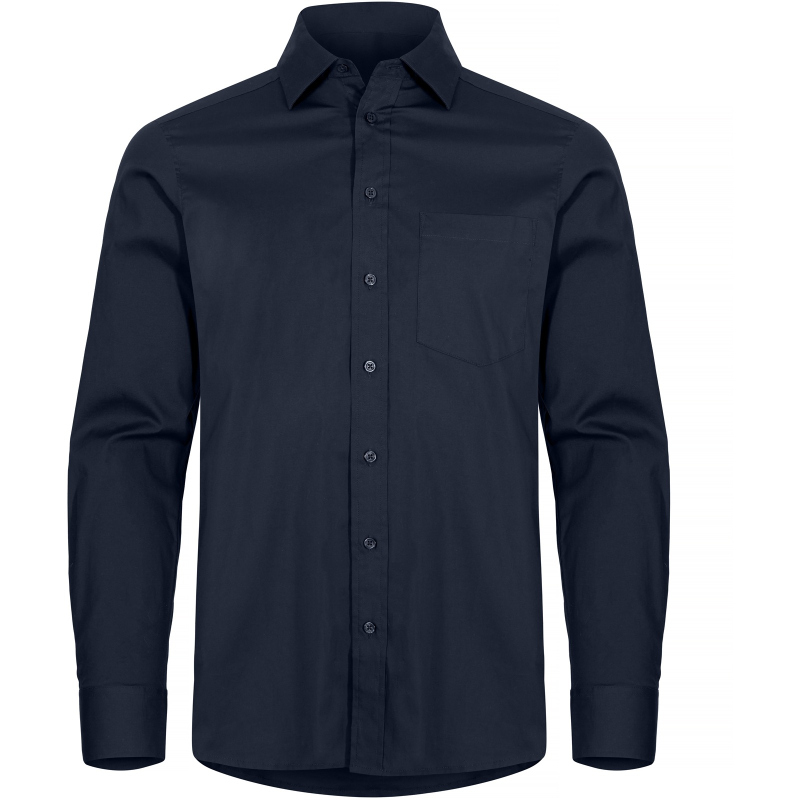 Bild von CLIQUE Stretch Hemd Herren 580 - dunkelblau M