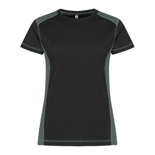Bild von CLIQUE Ambition T-Shirt Damen 96 - Schwarz/Grau XS
