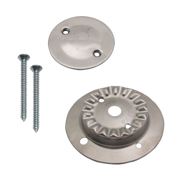 Bild von Kit Brennerkorpus groß mit 2 Löchern und Brennerdeckel Inox für SMEV-Kocher neue Modelle