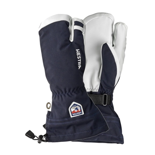 Bild von Hestra Army Leather Heli 3 Finger Skihandschuhe, dark blue