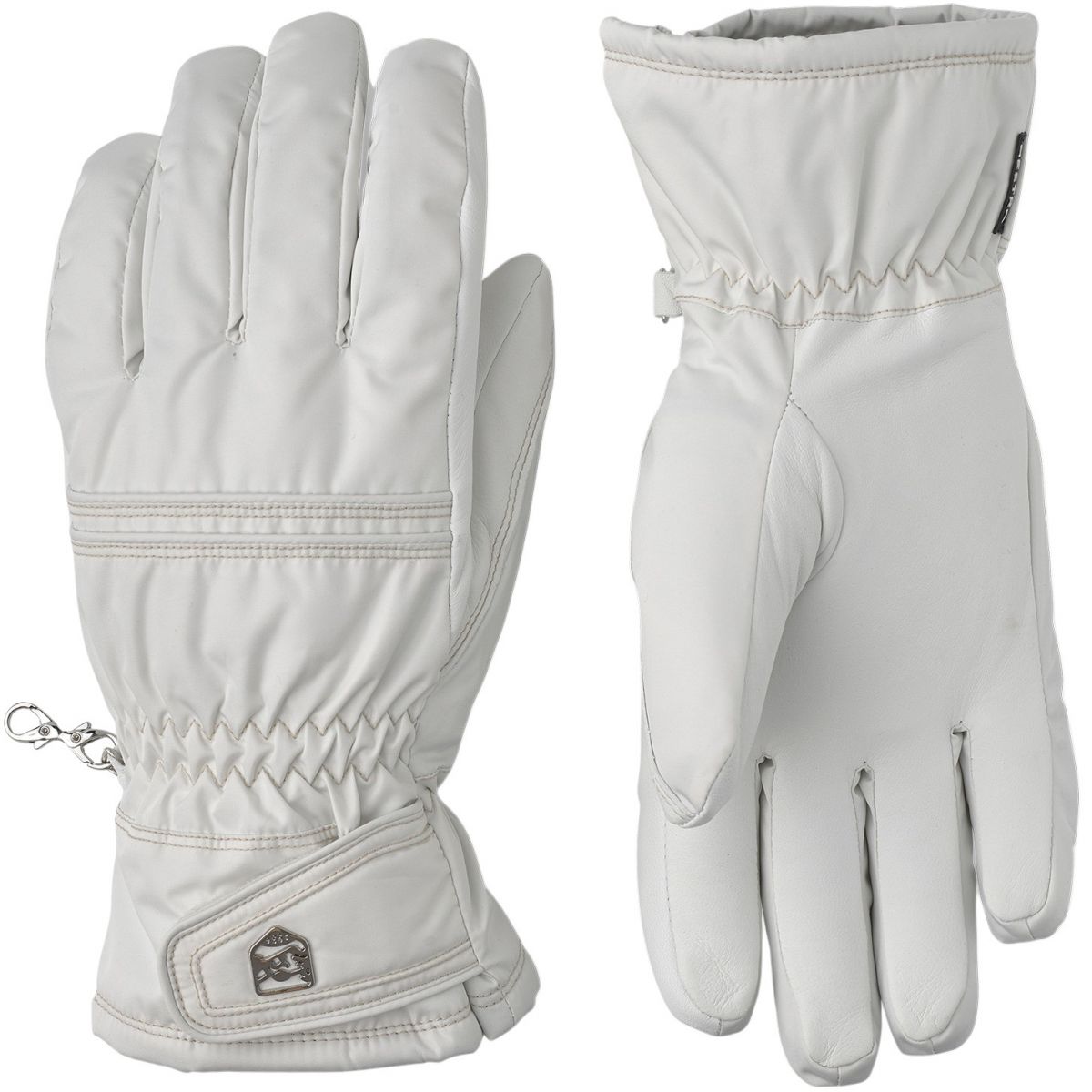 Bild von Hestra Primaloft Leather, Skihandschuhe, Damen, weiß/weiß