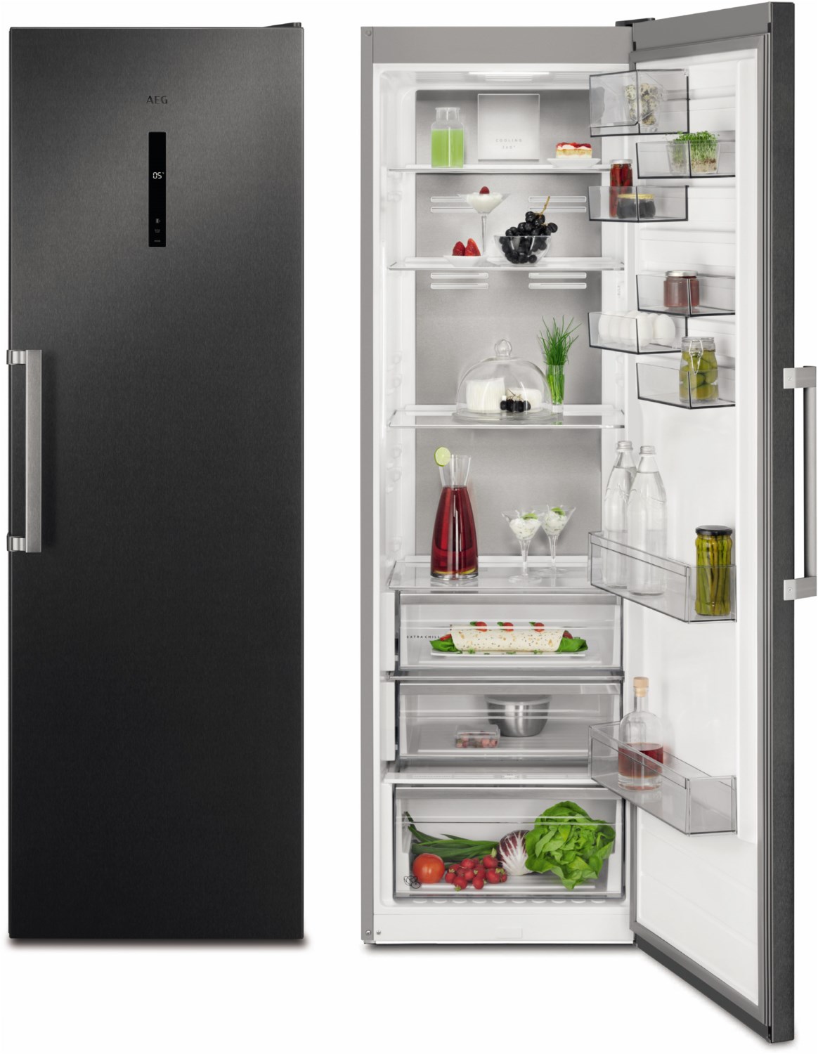 Bild von AEG RKB738E5MB Freistehender Kühlschrank / 1860 mm / 389 L / E