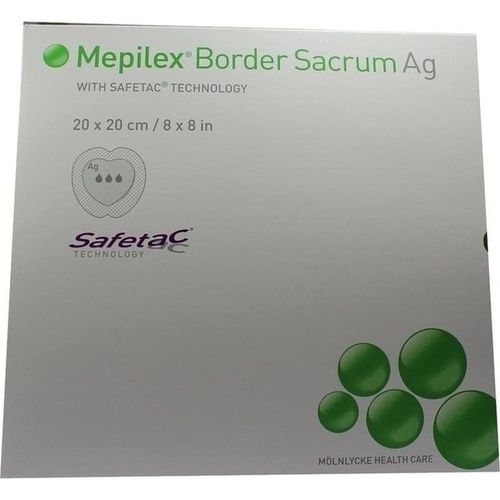 Bild von Mepilex Border Sacrum Ag Schaumverb.20x20 cm sterilisatus