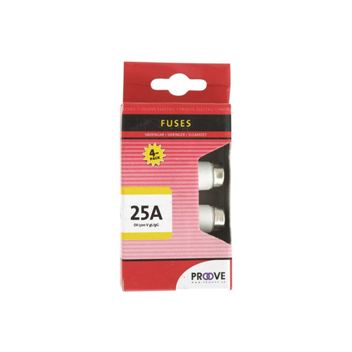 Bild von Proove Fuse 25A DII 500 4-Pack – Die zuverlässigen Sicherungen für Ihre Anwendungen