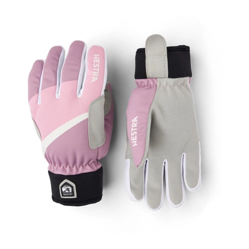 Bild von Hestra Kid's Tracker Junior 5 Finger Handschuhe - Grau, Größe 5