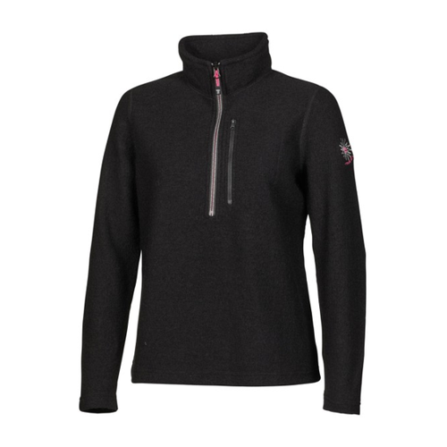 Bild von Ivanhoe of Sweden - Women's Bonnie Half Zip - Wollpullover Gr 42 schwarz