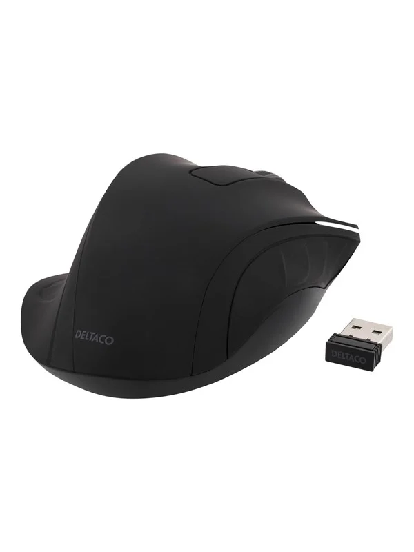 Bild von Deltaco MS-710 - Mouse optical 3 buttons wireless USB Black - Maus (Schwarz)