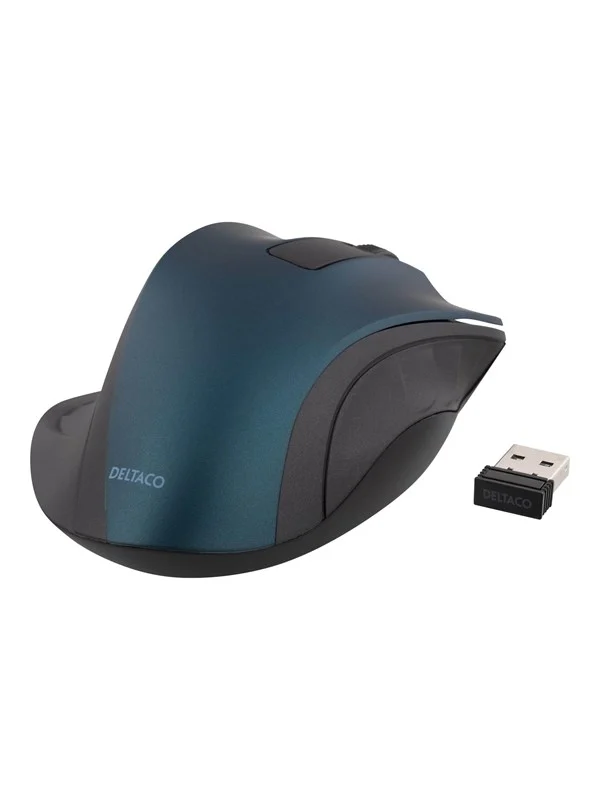 Bild von Deltaco wireless optical mouse 1200 DPI blue (Kabellos), Maus, Blau