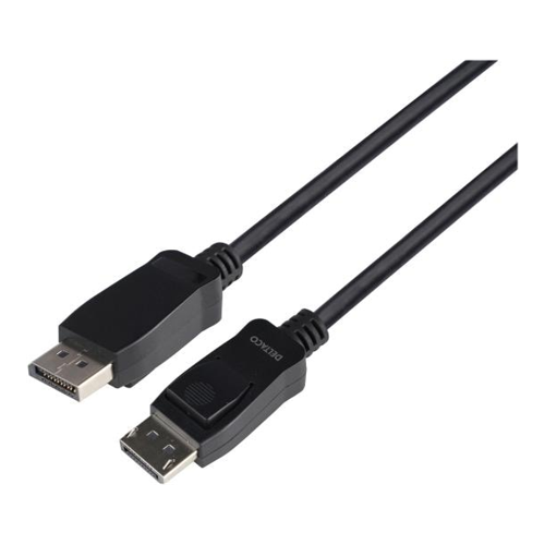 Bild von Deltaco DisplayPort-Kabel DP 1.4 8Ka60Hz 3m schwarz