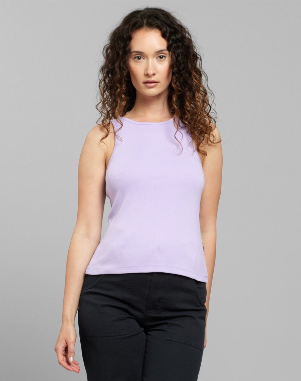 Bild von DEDICATED - Women's Rib Top Valdermarsvik - Top Gr XL schwarz/beige