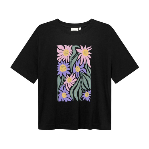Bild von Entspannter Style mit dem DEDICATED Women's T-Shirt Vadstena Daisey Block