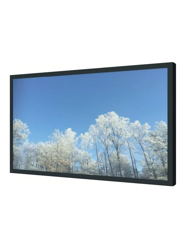 Bild von HI-ND Wall Casing EASY mounting kit - landscape - for LCD display - black RAL 9005 55" 200 x 200 mm