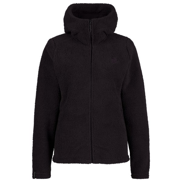 Bild von DIDRIKSONS Fleecejacke "Anniken", Kapuze, Stehkragen, für Damen, schwarz, 42