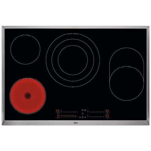 Bild von AEG Rapid Power Hob Autarkes Glaskeramikkochfeld / Hob²Hood / 80 cm HKA8578RAD