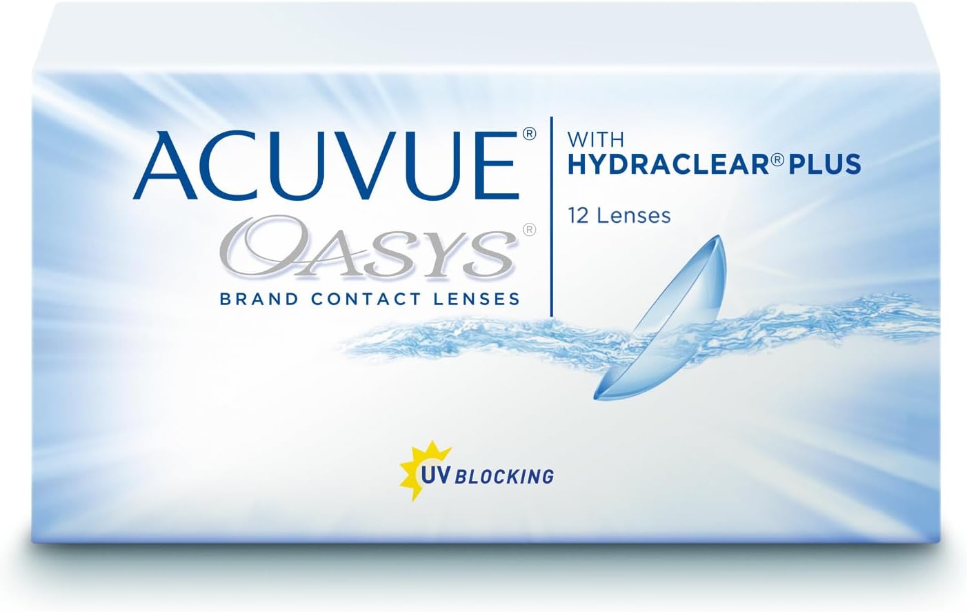 Bild von ACUVUE OASYS 2-Wochen-Kontaktlinsen für Tag und Nacht mit -6,5 dpt und BC 8.4 – UV Schutz, Austrocknungsschutz und extrem Hohes Tragegefühl – 12 Linsen