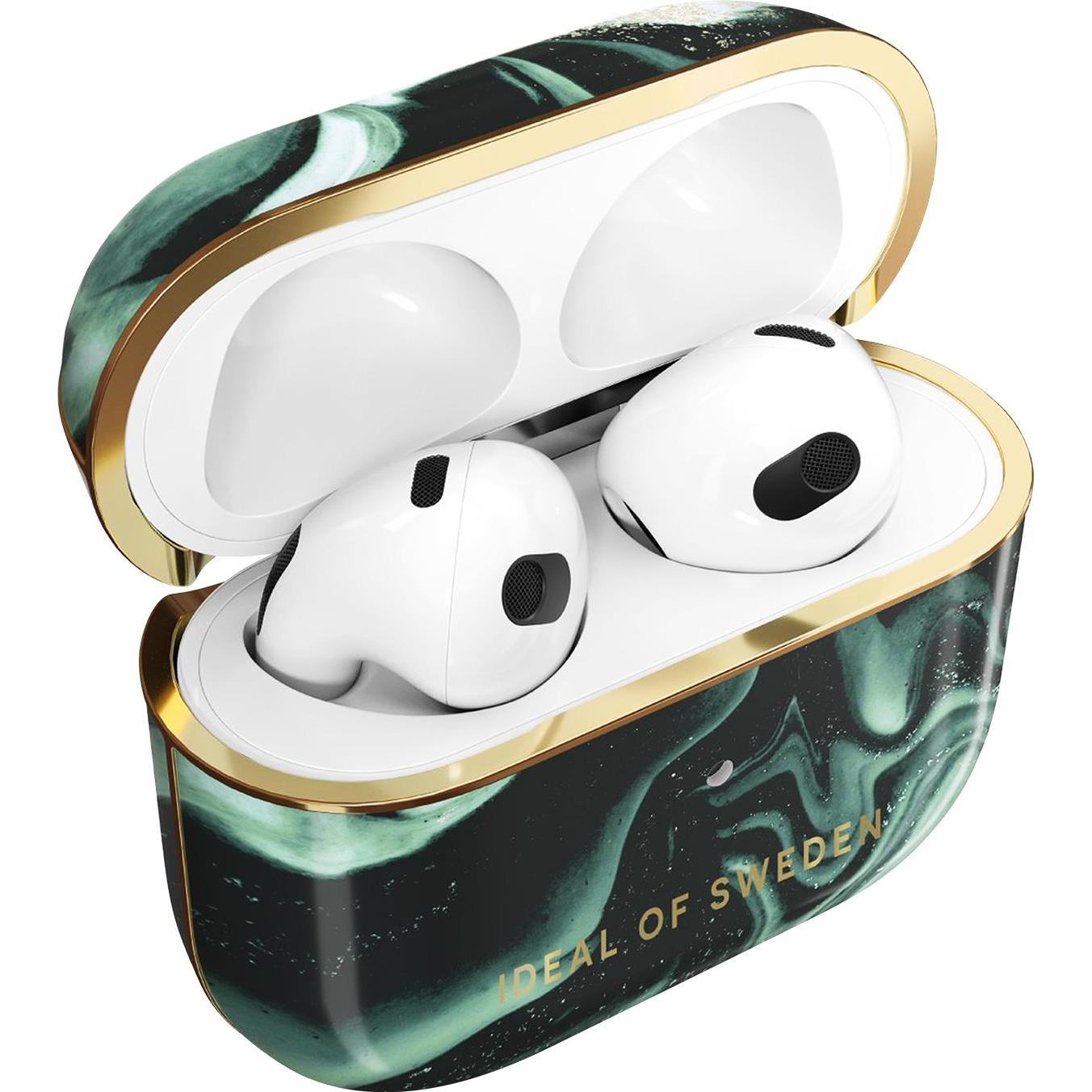 Bild von iDeal Of Sweden Golden Olive Marble Hülle (Kopfhörer Hülle), Kopfhörertasche + Schutzhülle, Grün