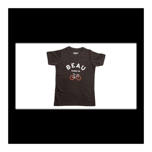 Bild von Rubb R Beau Braun Kurzarm T-Shirt für Kinder – Der perfekte Begleiter für kleine Fahrradliebhaber