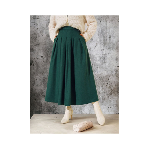 Bild von Modamorfo Rock Mit Faltenstich für Damen - XL