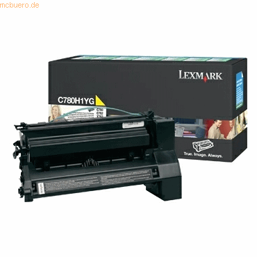 Bild von Lexmark Toner Original Lexmark C780H1YG gelb