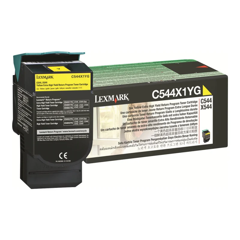 Bild von Lexmark C544X1YG Original Toner gelb return program