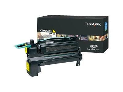 Bild von Lexmark - Tonerpatrone - Besonders hohe Ergiebigkeit - 1 x Gelb - 20000 Seiten - LCCP - für C792de, 792dhe, 792dte, 792e (C792X2YG)