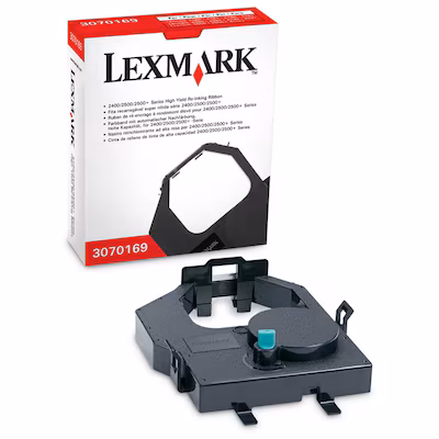 Bild von Lexmark - Hohe Ergiebigkeit - Schwarz - Re-Ink-Farbband - für Forms Printer 2480, 2481, 2490, 2491, 2580, 2581, 2590, 2591