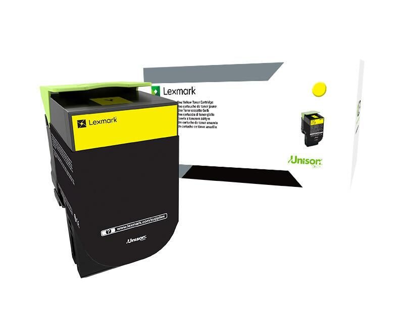 Bild von Lexmark 700X4 - Besonders hohe Ergiebigkeit - Gelb - Original - Tonerpatrone LCCP - für Lexmark CS510de, CS510dte (70C0X40)