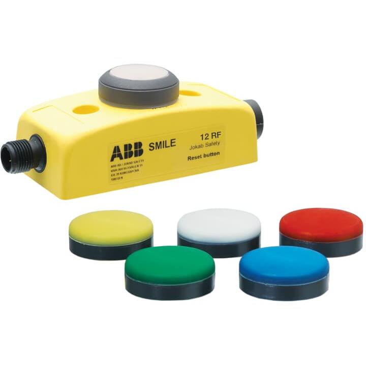 Bild von ABB Smile 12 RF Reset- 12 M12-5Tast. f.lok. Reset f.EDEN DYN, Taster + Schalter, Blau