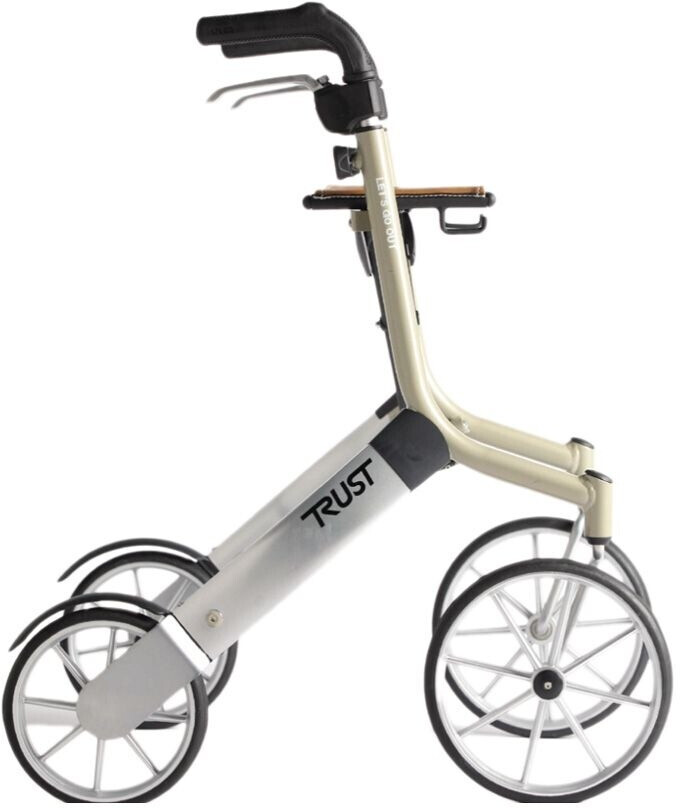 Bild von Trust Care Outdoor Rollator Let's Go Out beige/silber