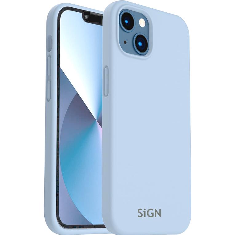 Bild von SIGN Liquid Silicone Case for iPhone 14 - Safir Blue (Apple iPhone 14), Smartphone Hülle, Blau