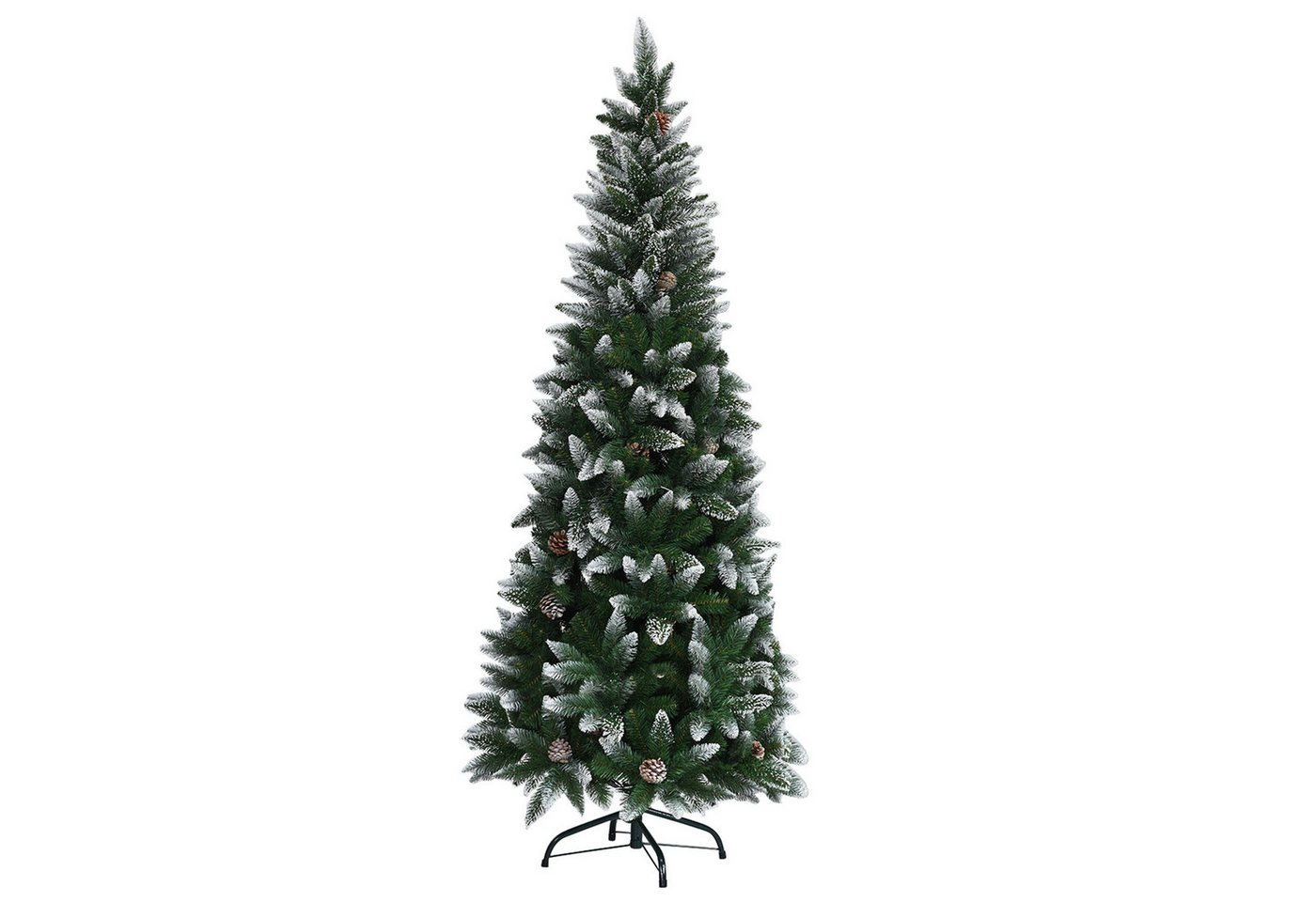 Bild von Coast Snow -Covered Weihnachtsbaum mit Metallständer und 630 spitzen PVC -Nadeln 180 cm