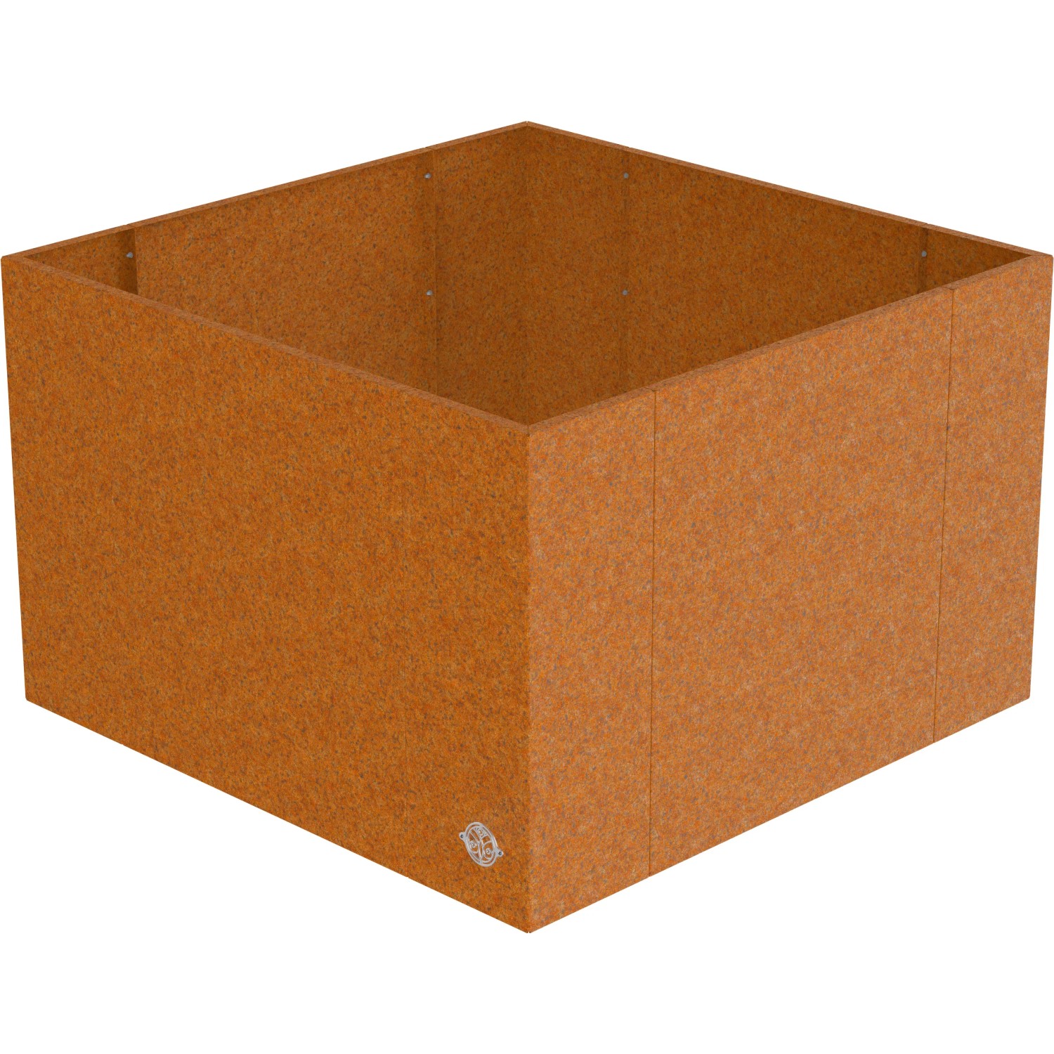 Bild von Eleo Hochbeet Monterosso 90 cm x 90 cm x 68 cm Cortenstahl