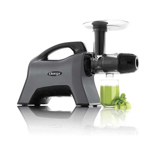 Bild von Omega Entsafter MM1500 silbergrau - Der leistungsstarke Juicer für gesundheitsbewusste Genießer