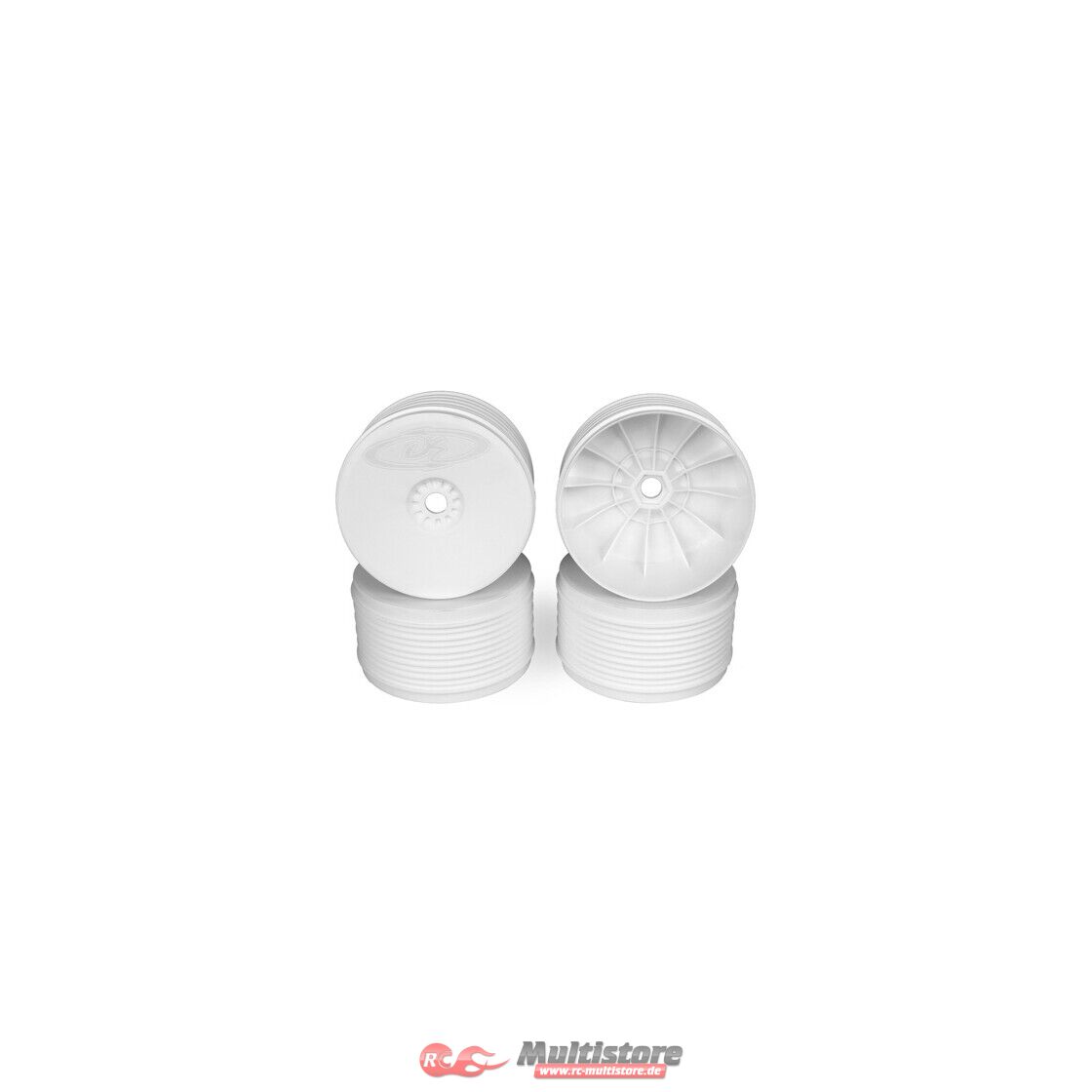 Bild von DE Racing Speedline Plus 1/8 Truck Wheels (4pcs/White) / DER-PT4-8W