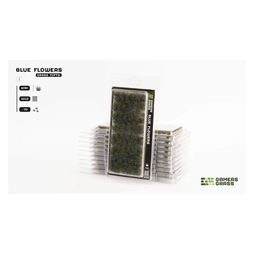 Bild von Gamers Grass Blue Flowers – Distanzierungen in der Landschaftsgestaltung