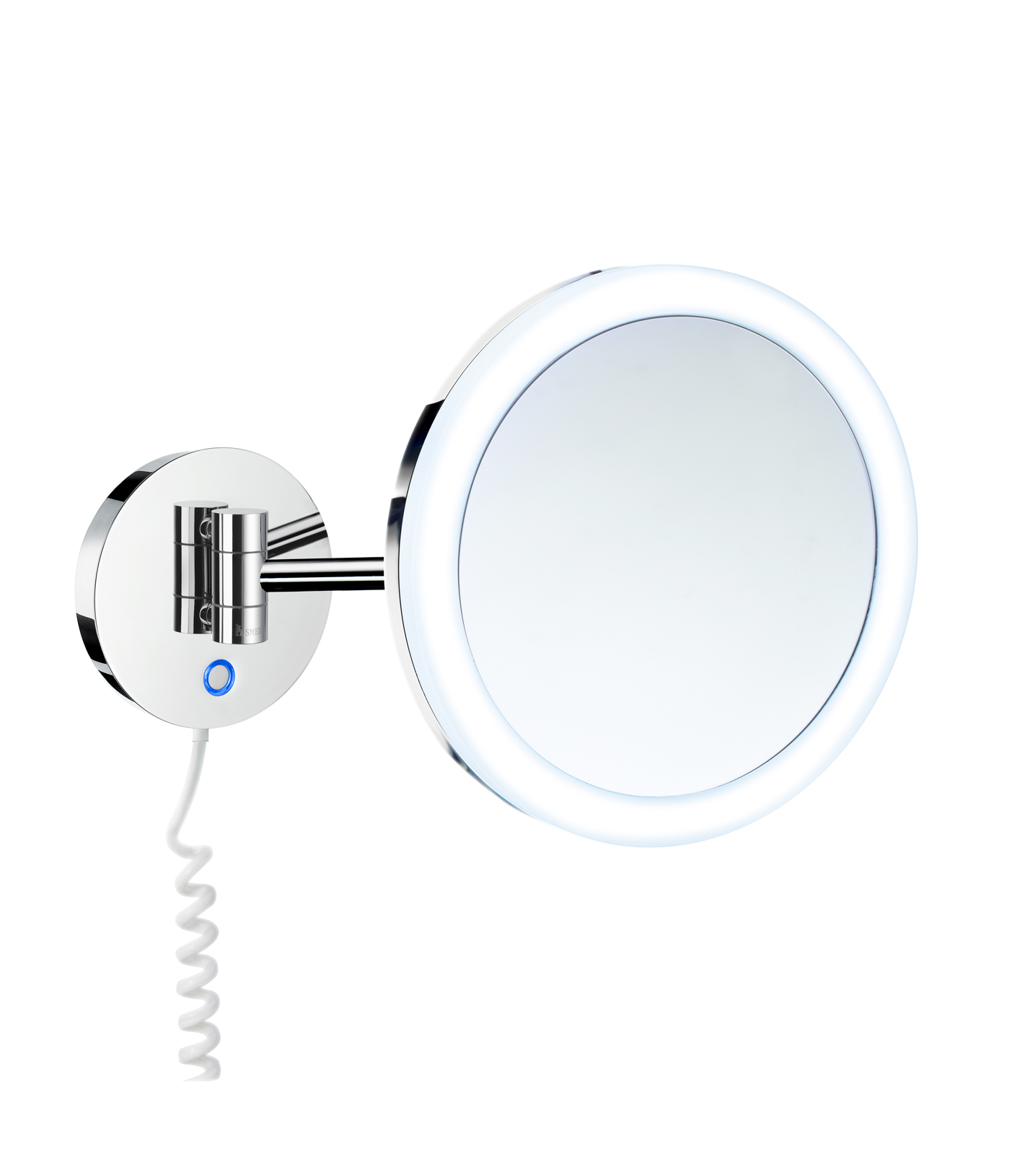 Bild von Smedbo Outline Wandmodell + LED-Beleuchtung Outline Ausladung 34cm chrom (FK482E)