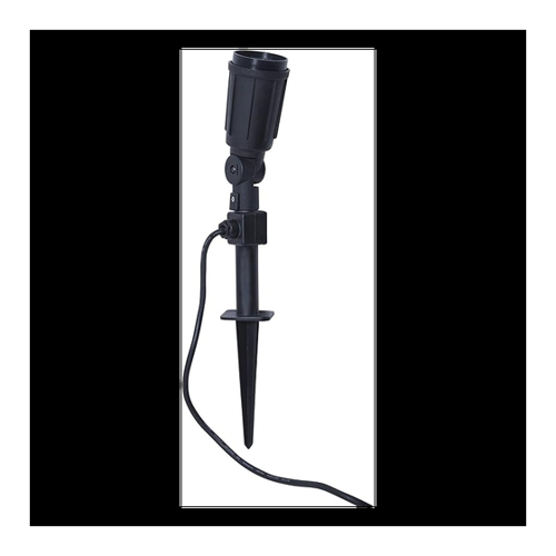 Bild von Außenspot Fixture in Schwarz mit einstellbarem Winkel E27