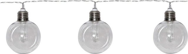 Bild von LED Lichterkette CHANIA - Solar - 8 warmweiße LED - L: 245cm - Lichtsensor - Outdoor - klar