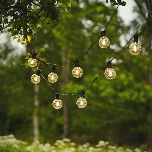 Bild von LED Lichterkette CIRCUS - 10 Kugeln, D: 8cm - warmweiße Filament LE...
