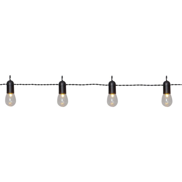 Bild von LED Partylichterkette - 16 kleine transparente Kugeln - L: 4,5m - s...