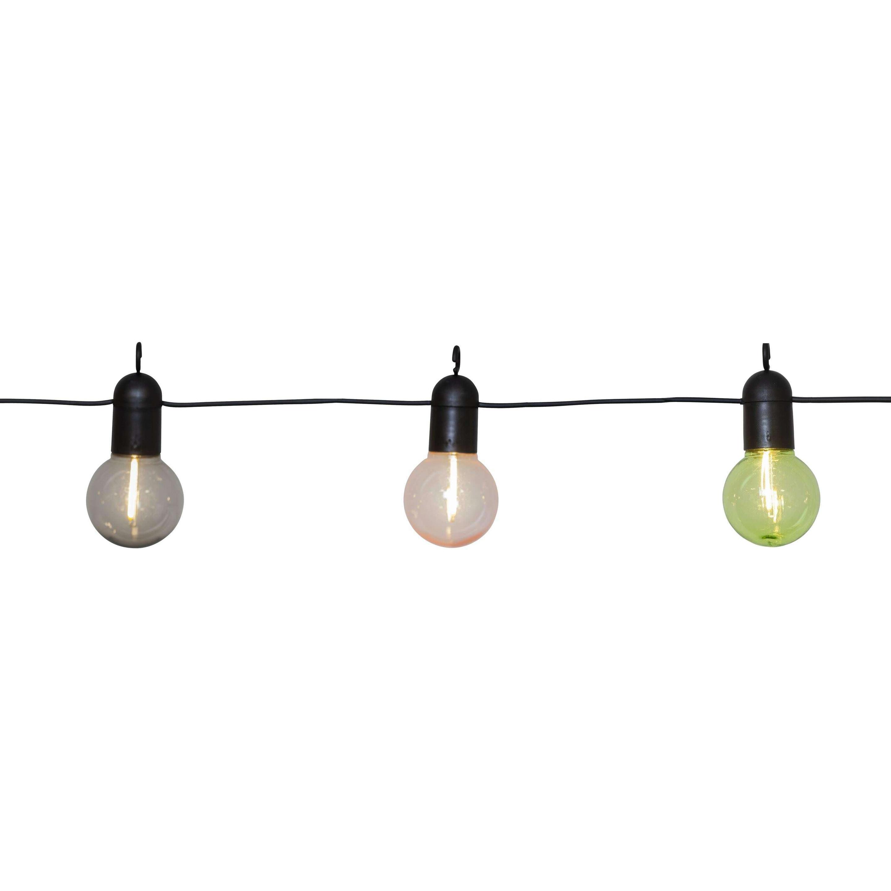 Bild von STAR TRADING LED-Lichterkette "Fiesta" schwarz, Kugel, 0,06W, warmweiß, 4320lm, wassergeschützt