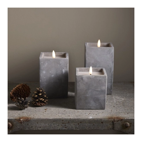 Bild von LED-Betonfeuer 'Flame' H 11,5 cm