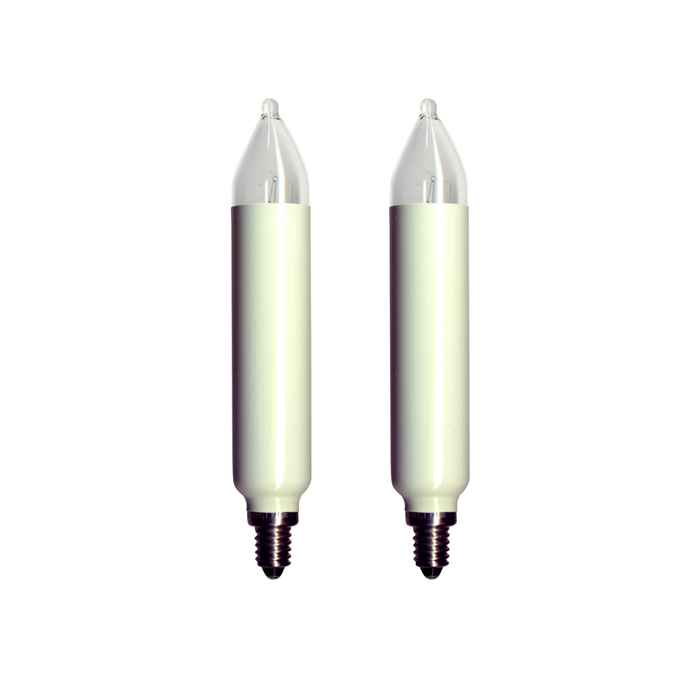 Bild von Ersatzkerzen 2er Pack - E10 - 34V - 3W - H: 12cm - D: 2cm