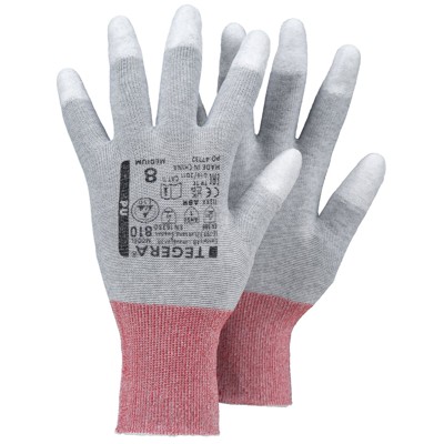 Bild von ESD-Handschuhe TEGERA 810, Kat. II, grau, Gr. 8