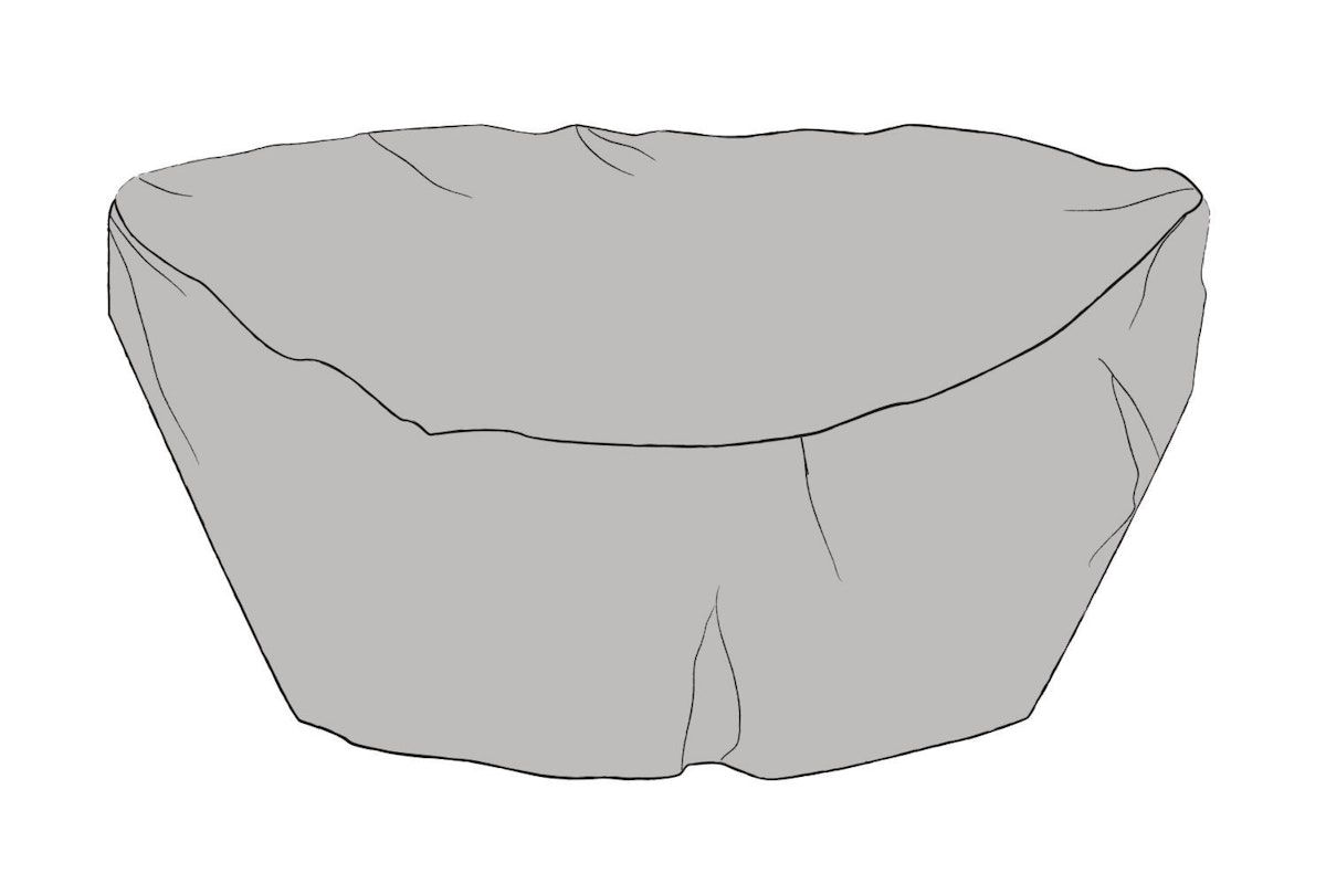 Bild von Brafab Schutzhülle für Liegeinsel 220 x 152 x 93 cm, Polyester - Abverkauf