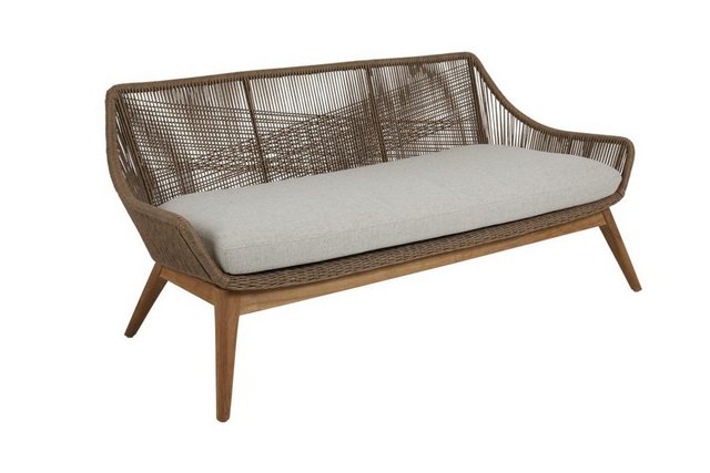 Bild von Brafab Hassel 2,5-Sitzer natur mit Kissen
