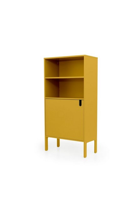 Bild von Highboard ¦ gelb ¦ Maße (cm): B: 76 H: 152 T: 40 Kommoden & Sideboards > Highboards - Sconto
