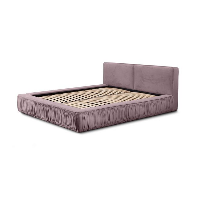 Bild von Fun Möbel Polsterbett Doppelbett LEXIE in Stoff Riviera (inkl. Lattenrost, mit oder ohne Matratze), inkl. Bettkasten