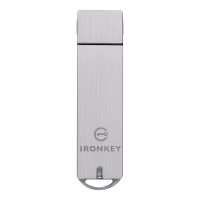 Bild von Kingston Ironkey Basic S1000 (64 GB, USB-A, USB 3.1), USB Stick, Silber